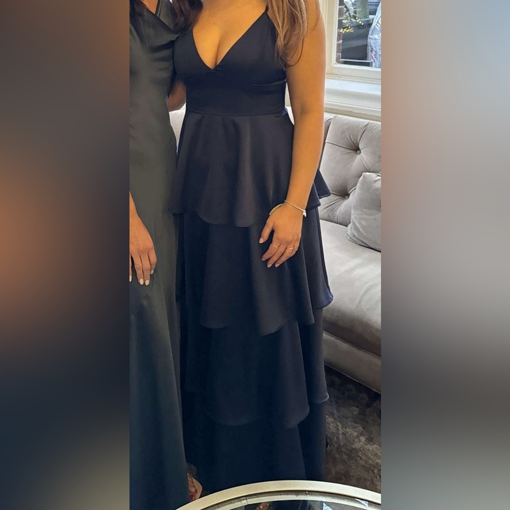 Lulus - medium navy blue dress
